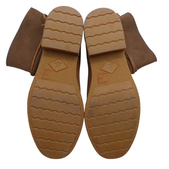 Sperry Maya Ronan Brown Leather Boho Ankle Boots Womens 8.5 - Picture 10 of 13